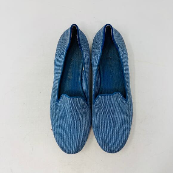 Rothy’s The Loafer Tide Pool Slip-On Flat Knit Blue Eco-Friendly Size 8 - Picture 6 of 13